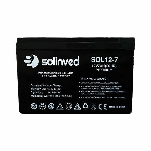 12V 7AH  LEAD ACID BATTERY(PREMIUM)